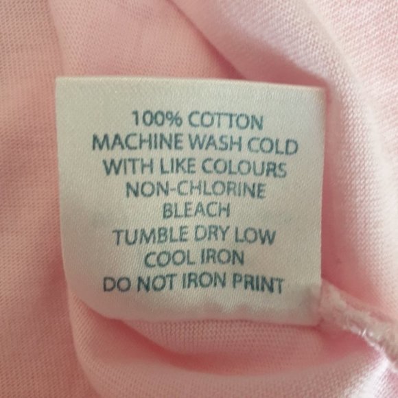 BTF Between the Flags AU-14 Pink Sleeveless Singlet Top Tee 100% Cotton NWOT - Picture 10 of 10